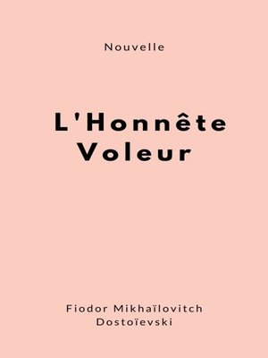 cover image of L'Honnête Voleur